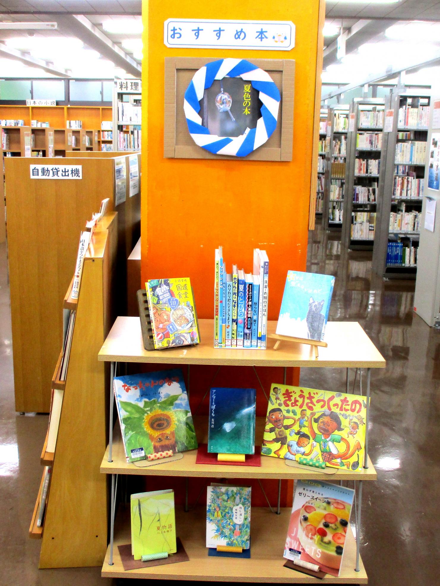 常磐図書館7月後半展示 常磐図書館7月後半展示